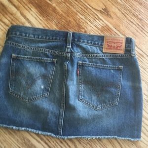 Levi's denim skirt